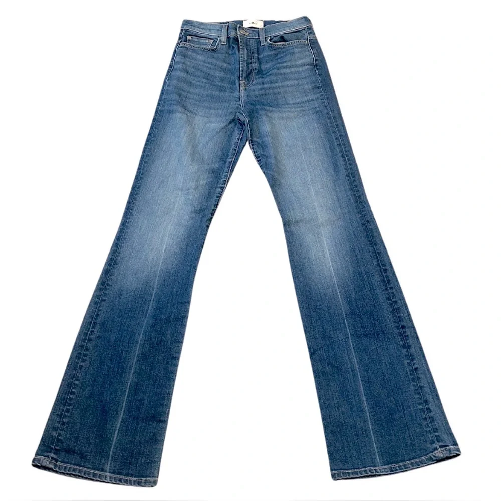 7 For All Mankind High Rise Easy Boot Cut Jeans | Garden Party | NWOT | Size 27